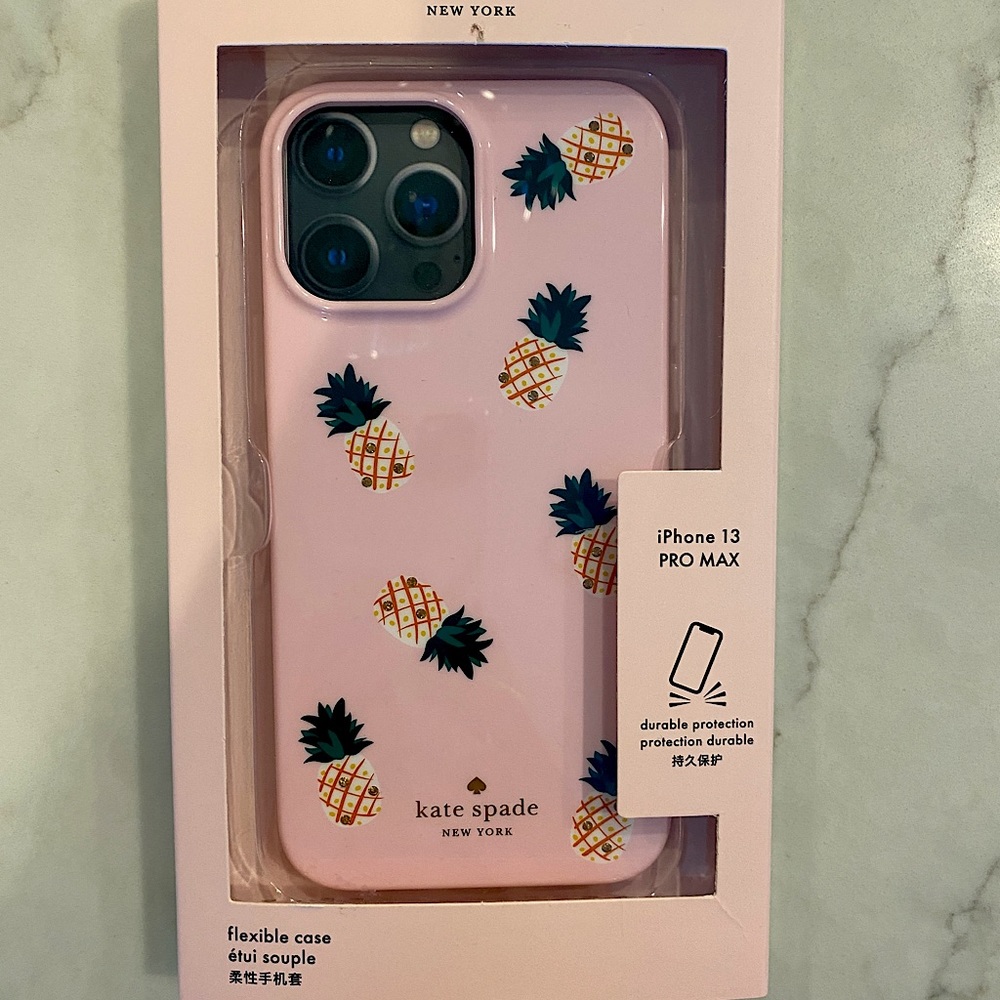 New in box- Kate Spade iPhone 13 Pro Max phone case